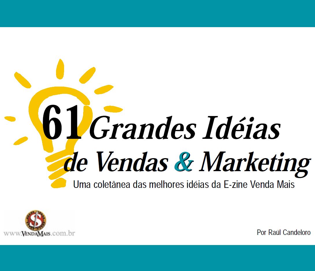 capa ebook 61 Grande Ideias de Vendas e Marketing - raul candeloro