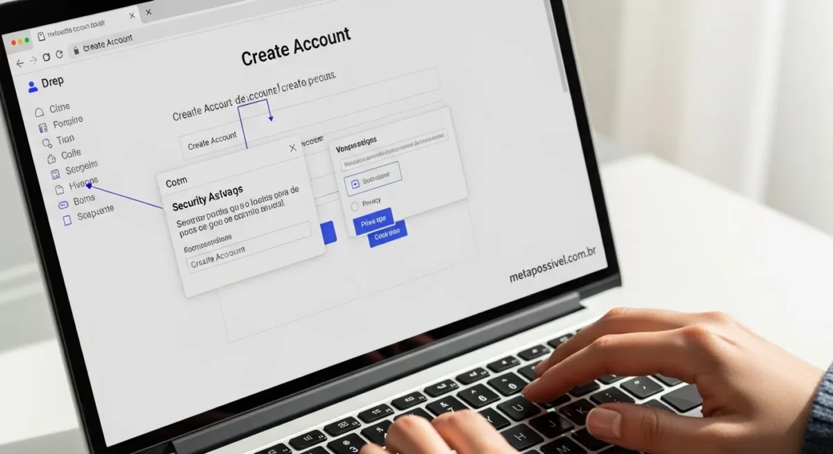 Como criar e configurar sua conta