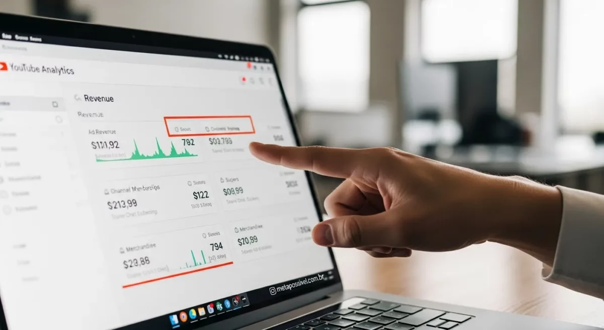 Como Faturar Alto no YouTube: O Mapa Completo para Renda Explosiva 3 Monetizando seu Canal de Formas Diretas