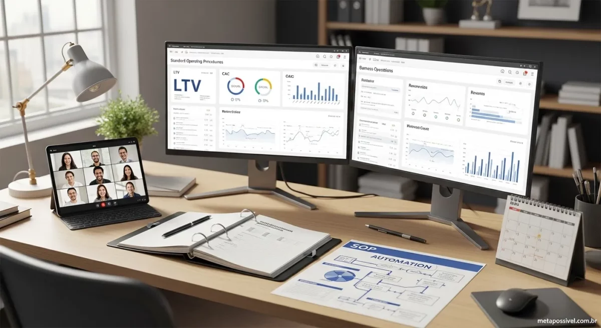 Operação, escala e métricas